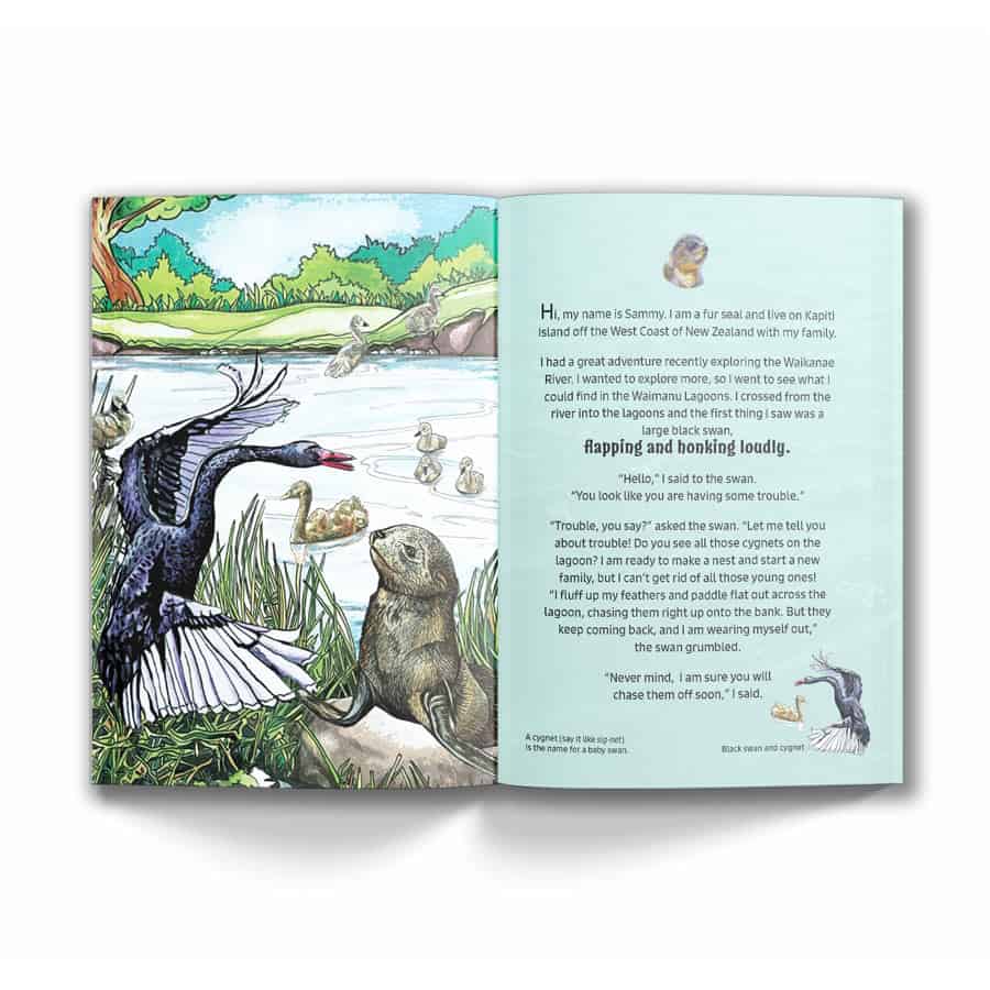 Kapiti Adventures of Sammy the Seal at the Waimanu Lagoon (Book 2) - Image 2