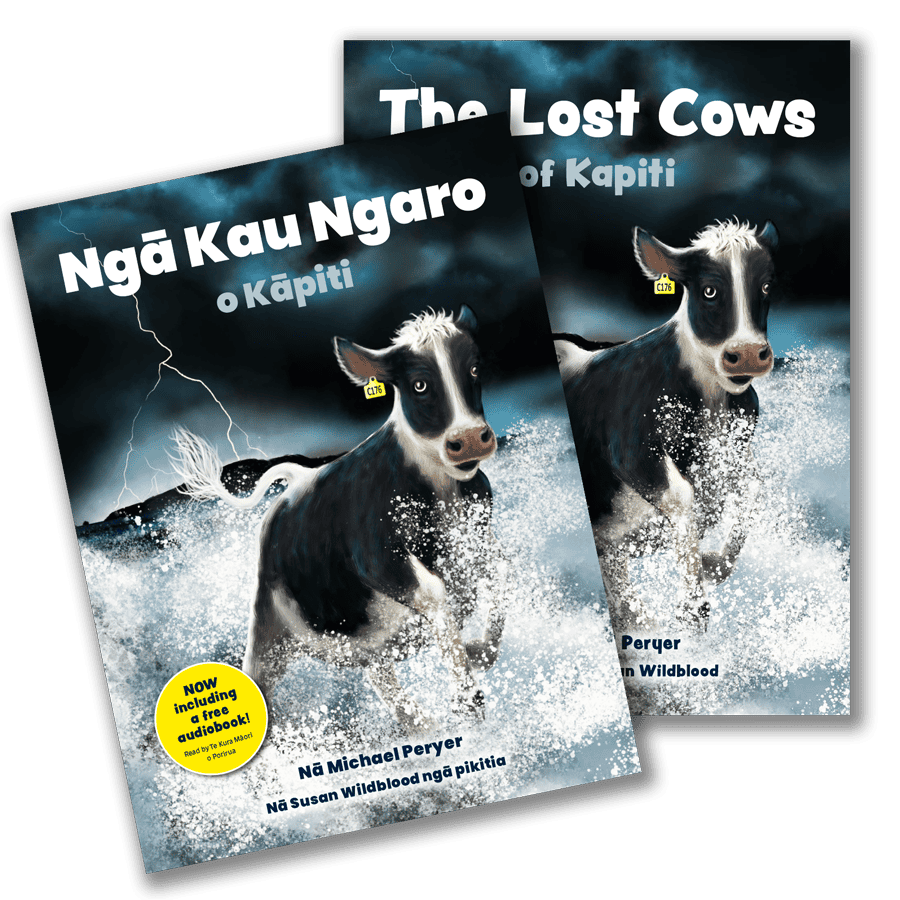 The Lost Cows of Kapiti - English and te reo Māori